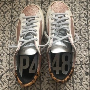 P448 Pink John Sparkle Sneaker